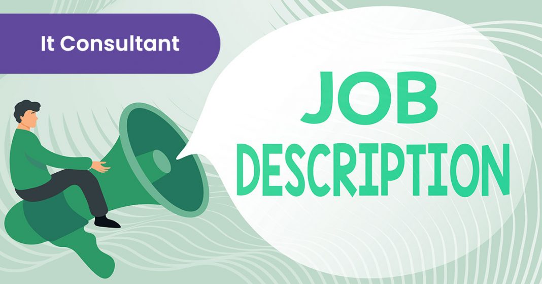 IT Consultant Job description